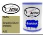 Preview: BMW, Sepang Silver Metallic, A32: 500ml Lackdose, von ATW Autoteile West.